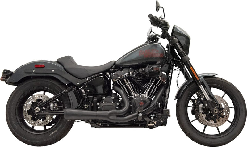 Bassani Xhaust 2-into-1 The Ripper Exhaust System for 2018-2025 Harley-Davidson Black Short 49 State Each