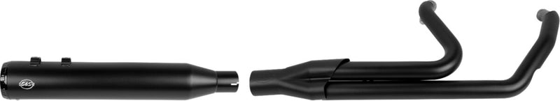 S&S Cycle 2-into-1 GNX Exhaust System for 2017-2025 Harley-Davidson Guardian Black 49 State #550-1169