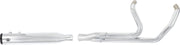 S&S Cycle 2-into-1 GNX Exhaust System for 2017-2025 Harley-Davidson Chrome Silver 49 State #550-1170
