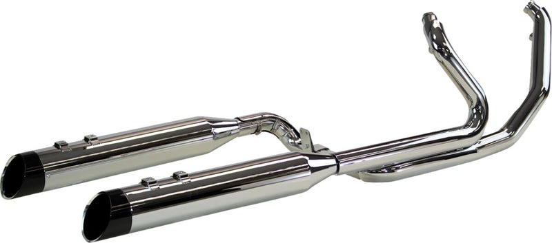 Khrome Werks 2-into-1-into-2 Dominator-SR Exhaust System for 2017-2026 Harley-Davidson Chrome #200400A-SR