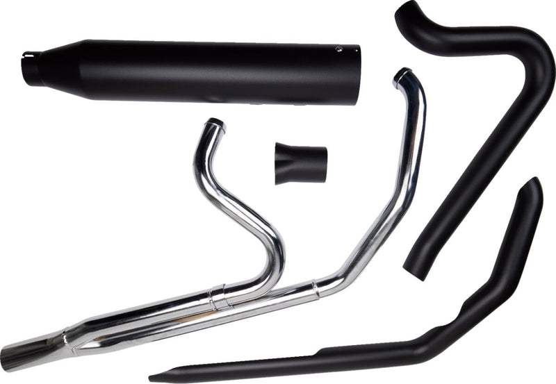Khrome Werks 2-into-1 Outlaw-SR Exhaust System for 2017-2026 Harley-Davidson Black #200775-SR