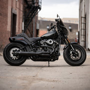 S&S Cycle 2-into-1 Super Street Exhaust System for 2018-2024 Harley-Davidson Black