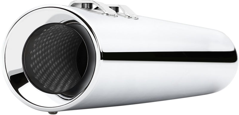 Cobra Powr-Flo 4 1/2 Inch Slip-On Mufflers In Chrome For Harley-Davidson 1995-2016 Touring Models