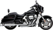 Cobra 4 Inch Race Pro Slip On Mufflers In Chrome For Harley-Davidson 1995-2016 Touring Models