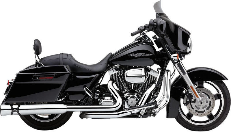 Cobra 4 Inch Race Pro Slip On Mufflers In Chrome For Harley-Davidson 1995-2016 Touring Models