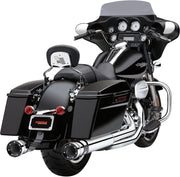 Cobra 4 Inch Race Pro Slip On Mufflers In Chrome For Harley-Davidson 1995-2016 Touring Models