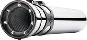 Cobra 4 Inch Race Pro Slip On Mufflers In Chrome For Harley-Davidson 1995-2016 Touring Models