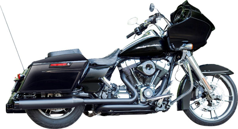 S&S Cycle Black Performance Mufflers w/Black Thruster End Cap for 2015-2017 Harley-Davidson Trike and 1995-2016 Harley-Davidson Touring Models