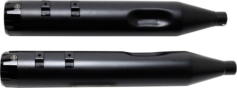 S&S Cycle Black Performance Mufflers w/Black Thruster End Cap for 2015-2017 Harley-Davidson Trike and 1995-2016 Harley-Davidson Touring Models
