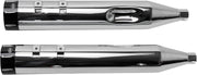 S&S Cycle Chrome Performance Mufflers w/Contrast Cut Tracer End Cap for 1995-2016 Harley-Davidson Touring and 2015-2017 Harley-Davidson Trike