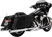 Vance & Hines Eliminator 400 Slip-on Mufflers NON-PCX In Chrome For Harley-Davidson 1995-2016 Touring Motorcycles