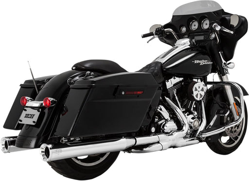 Vance & Hines Eliminator 400 Slip-on Mufflers NON-PCX In Chrome For Harley-Davidson 1995-2016 Touring Motorcycles