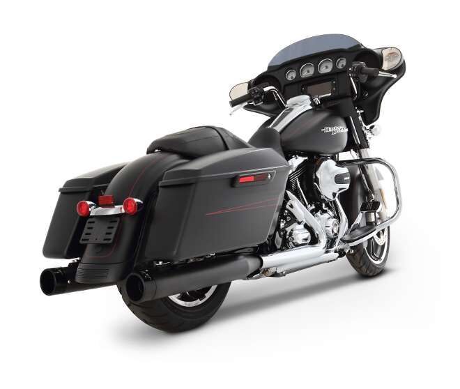 Muffler Slip-On 4" Duals for Touring Classic, Touring Black #500-0103