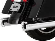Vance & Hines Eliminator 400 Slip-on Mufflers NON-PCX In Chrome For Harley-Davidson 2017-2024 Touring Motorcycles #16714