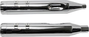 S&S Cycle Chrome 4-1/2 in. Mk45 Slip-on Mufflers w/Chrome Thruster End Caps for 2017-2026 Harley-Davidson Touring Models #550-0665