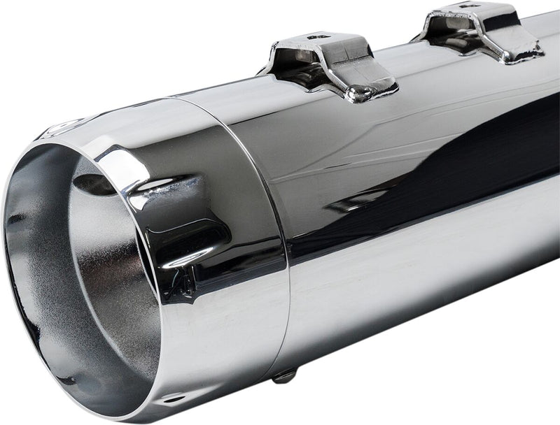 S&S Cycle Chrome 4-1/2 in. Mk45 Slip-on Mufflers w/Chrome Thruster End Caps for 2017-2026 Harley-Davidson Touring Models