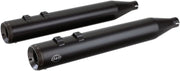 S&S Cycle Black Ceramic Grand National 4" Slip-On Muffler for 1995-2016 Harley-Davidson Touring and 2009-2025 Harley-Davidson Trike
