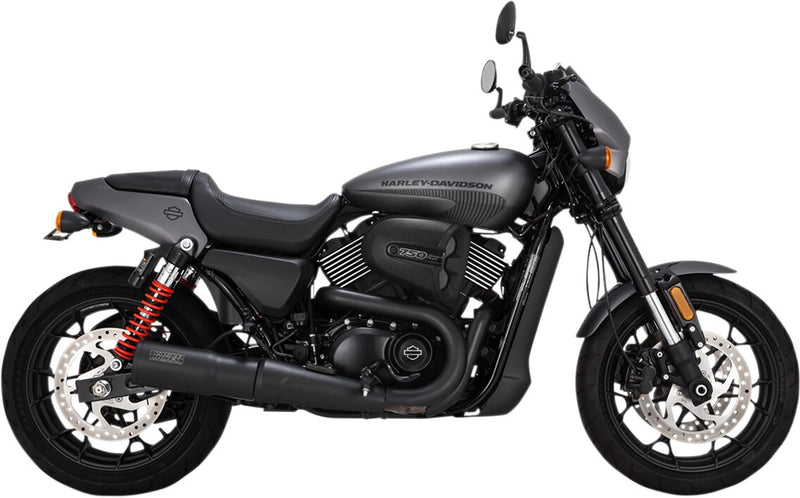 Vance & Hines Hi-Output Slip-on In Black For 2015-2020 Street & Street Rod Models #47943