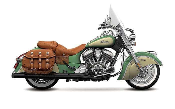 Muffler Slip-On 4" Duals for Indian Chief Vintage, Dark Horse