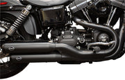 S&S Cycle Black Grand National Slip-On Mufflers for 2008-2017 Harley-Davidson Dyna
