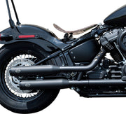 S&S Cycle Black Ceramic Grand National Slip-On Mufflers for 2018-2022 Harley-Davidson Softail #550-0737