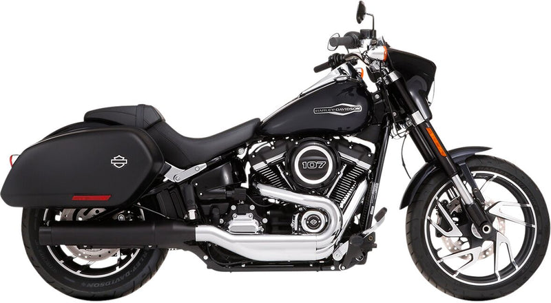 Muffler Slip-On 4" for Softail Sport Glide Softail Black