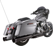 S&S Cycle MK45 EC Approved Tracer Slip-on Muffler In Black For Harley-Davidson 2017-2024 Touring Models Black Fitment Harley-Davidson #550-0865
