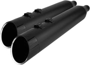 Khrome Werks Black 4.5 in. Edge HP-Plus Slip-On Muffler for 2017-2026 Harley-Davidson Touring Motorcycles