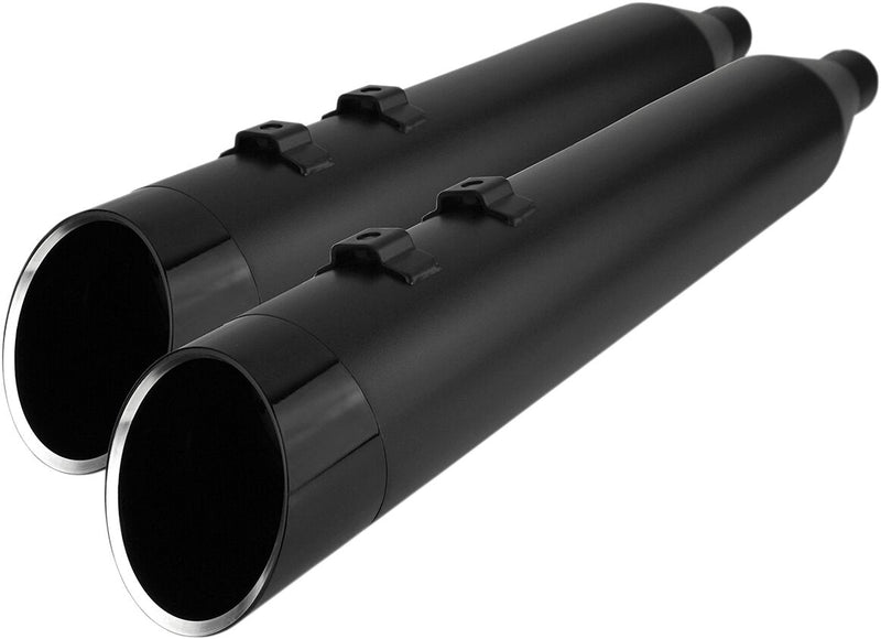 Khrome Werks Black 4.5 in. Edge HP-Plus Slip-On Muffler for 2017-2026 Harley-Davidson Touring Motorcycles