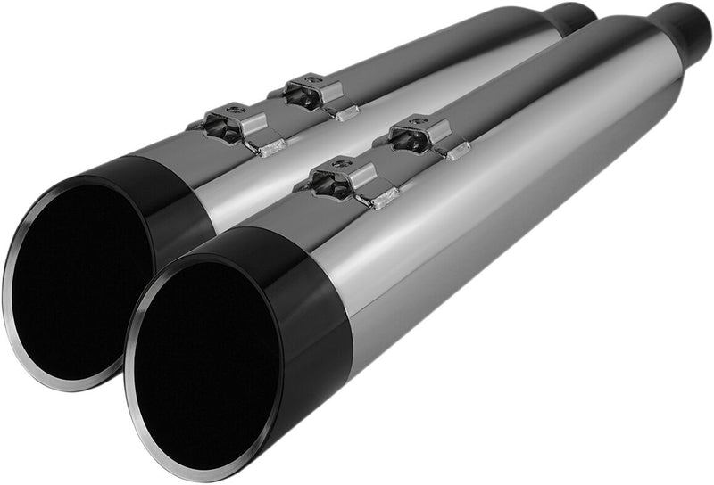Khrome Werks Chrome 4.5 in. Edge HP-Plus Slip-On Muffler for 1996-2016 Harley-Davidson Touring Motorcycles