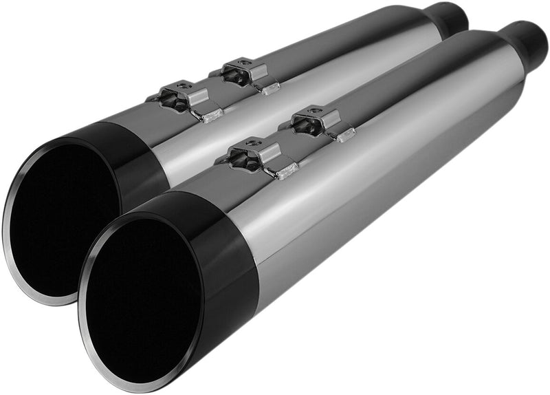 Khrome Werks Chrome 4.5 in. Edge HP-Plus Slip-On Muffler for 2017-2025 Harley-Davidson Touring Motorcycles