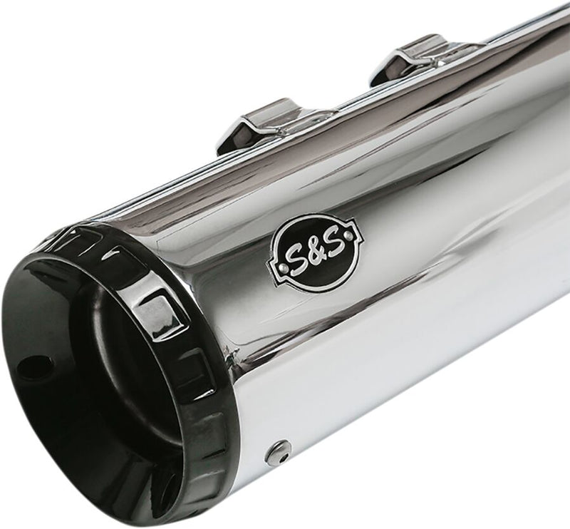 S&S Cycle Chrome GNX Slip On Muffler for 2017-2026 Harley-Davidson Touring Models