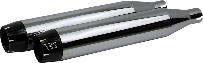 Khrome Werks Chrome 3.5 in. Slip On Mufflers for 2018-2026 Harley-Davidson Softail Motorcycles