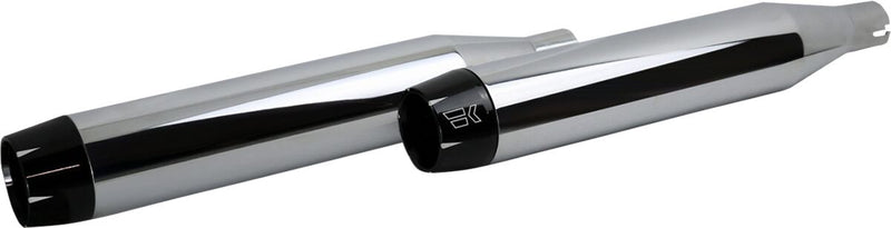 Khrome Werks Chrome 3.5 in. Slip On Mufflers for 2018-2024 Harley-Davidson Softail Motorcycles