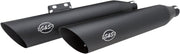 S&S Cycle Slash Cut 50 State Slip On Muffler for 2018-2024 Harley-Davidson Softail #550-0752B