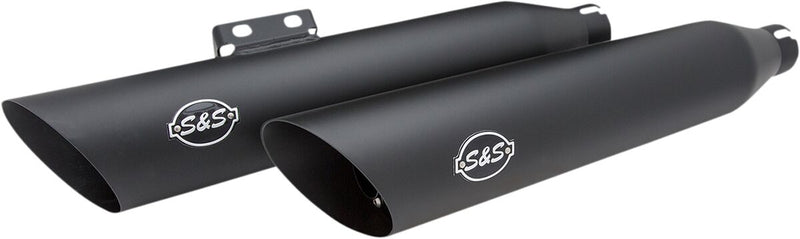 S&S Cycle Slash Cut 50 State Slip On Muffler for 2018-2024 Harley-Davidson Softail #550-0752B