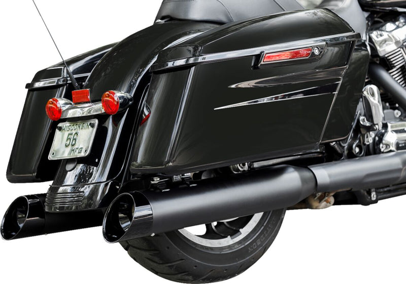 S&S Cycle 4-1/2" MK45 Cutlass Performance Mufflers for 2017-2025 Harley-Davidson Black #550-1010