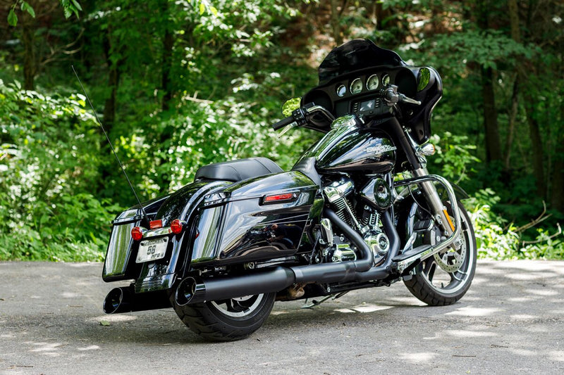 S&S Cycle 4-1/2" MK45 Cutlass Performance Mufflers for 2017-2025 Harley-Davidson Black Each