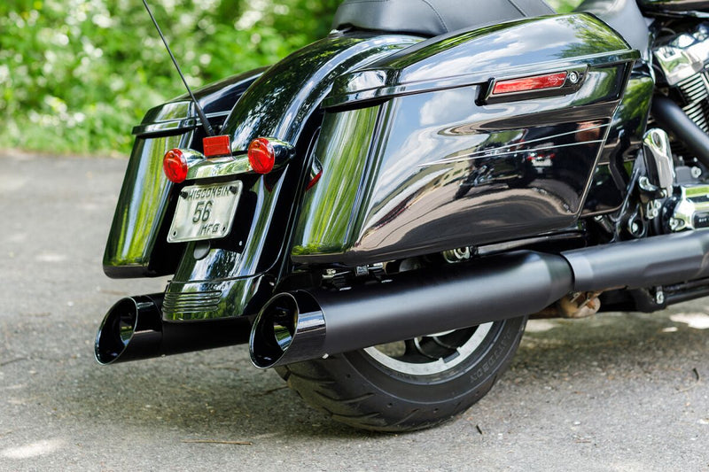 S&S Cycle 4-1/2" MK45 Cutlass Performance Mufflers for 2017-2025 Harley-Davidson Black Each