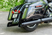 S&S Cycle 4-1/2" MK45 Cutlass Performance Mufflers for 2017-2025 Harley-Davidson Black #550-1010