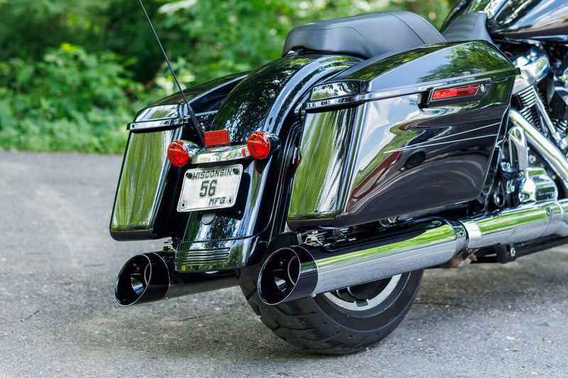 S&S Cycle 4-1/2" MK45 Cutlass Performance Mufflers for 2017-2025 Harley-Davidson Chrome Each