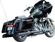S&S Cycle 4-1/2" MK45 Cutlass Performance Mufflers for 1995-2016 Harley-Davidson Black