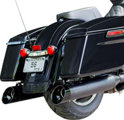 S&S Cycle 4-1/2" MK45 Cutlass Performance Mufflers for 1995-2016 Harley-Davidson Black Each