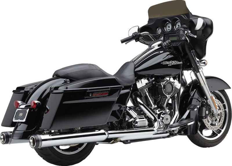 Cobra Gen 2 Neighbour Haters Slip-Ons In Chrome For Harley-Davidson 1995-2016 Touring Models