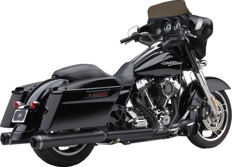 Cobra Muffler Gen 2 4 Inch Neighbour Haters Slip-Ons In Black For Harley-Davidson 1995-2016 Touring Models