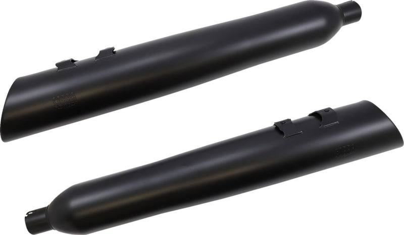 Cobra Gen 2 4.5 Inch Upper Cut Neighbour Haters Slip-On Mufflers In Black For Harley-Davidson 1995-2016 Touring Models