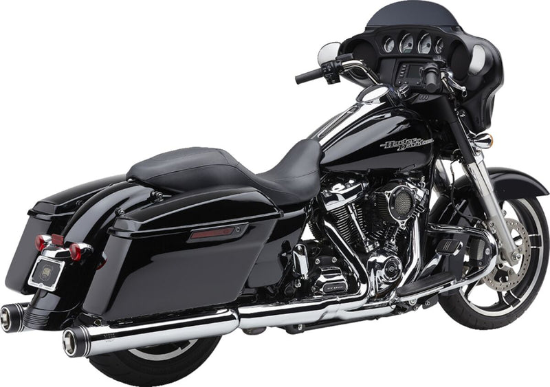 Cobra Muffler Gen 2 4 Inch Neighbour Haters Slip-Ons In Chrome For Harley-Davidson 2017-2024 Touring Models
