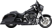 Cobra Gen 2 4.5 Inch Upper Cut Neighbour Haters Slip-On Mufflers In Black For Harley-Davidson 2017-2024 Touring Models