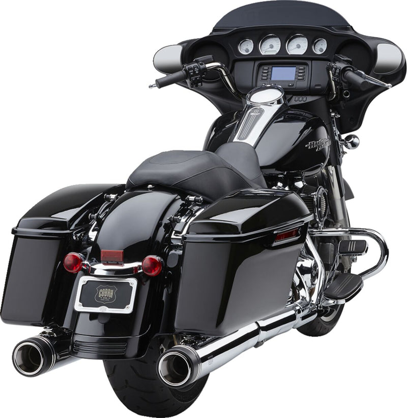 Cobra Gen 2 Neighbour Haters Series Mufflers In Chrome For Harley-Davidson 2017-2024 Touring Models