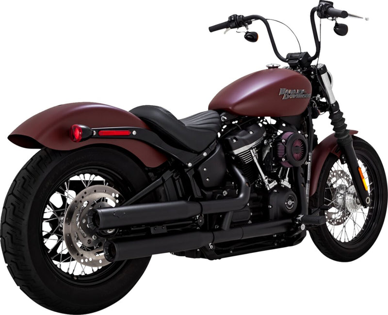 Vance & Hines Eliminator 300 Slip-Ons With PCX Technology In Black For Harley-Davidson 2018-2024 Softail Models